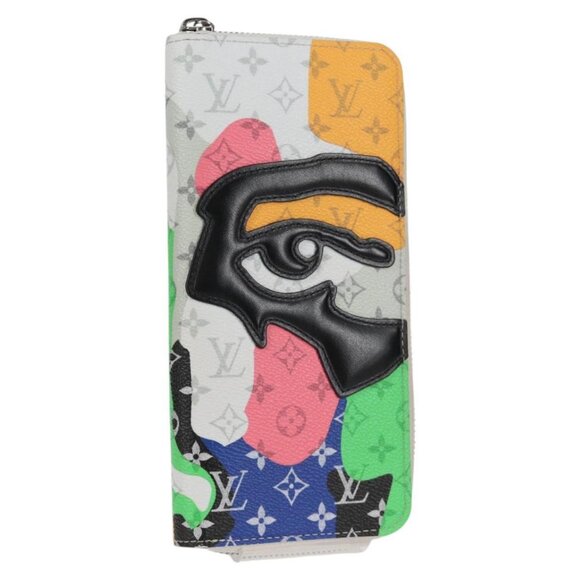 LOUIS VUITTON Monogram LV Portrait Zippy Vertical Wallet M82590 LV Auth 116099AM - Picture 1 of 16